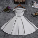 Robe de soirée courte à col bateau, tenue de Rh, 2025