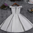 Robe de soirée courte à col bateau, tenue de Rh, 2025
