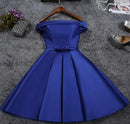 Robe de soirée courte à col bateau, tenue de Rh, 2025